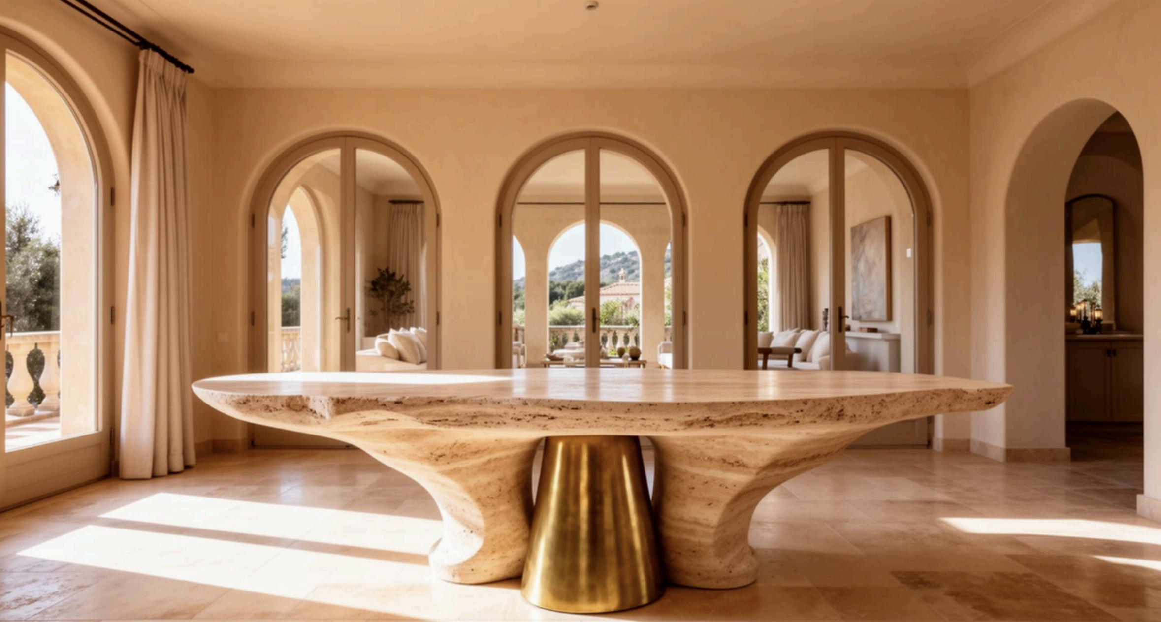 Bespoke Stone Table Masterpiece